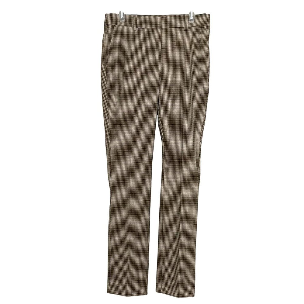 Rafaella Womens Plaid Ankle Pants‎ Size 8 Academia Career Office Wear Citycore